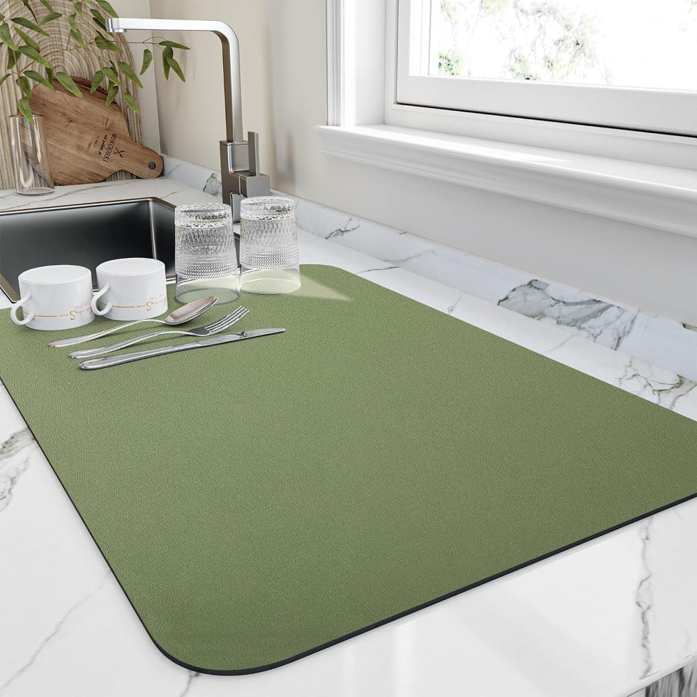 Alfombrilla escurreplatos con superficie de rápida absorción
