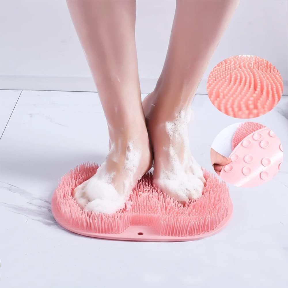 Alfombrilla exfoliante para pies y cuerpo para la ducha