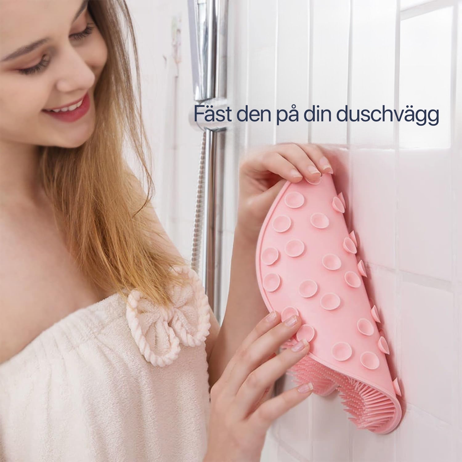Alfombrilla exfoliante para pies y cuerpo para la ducha