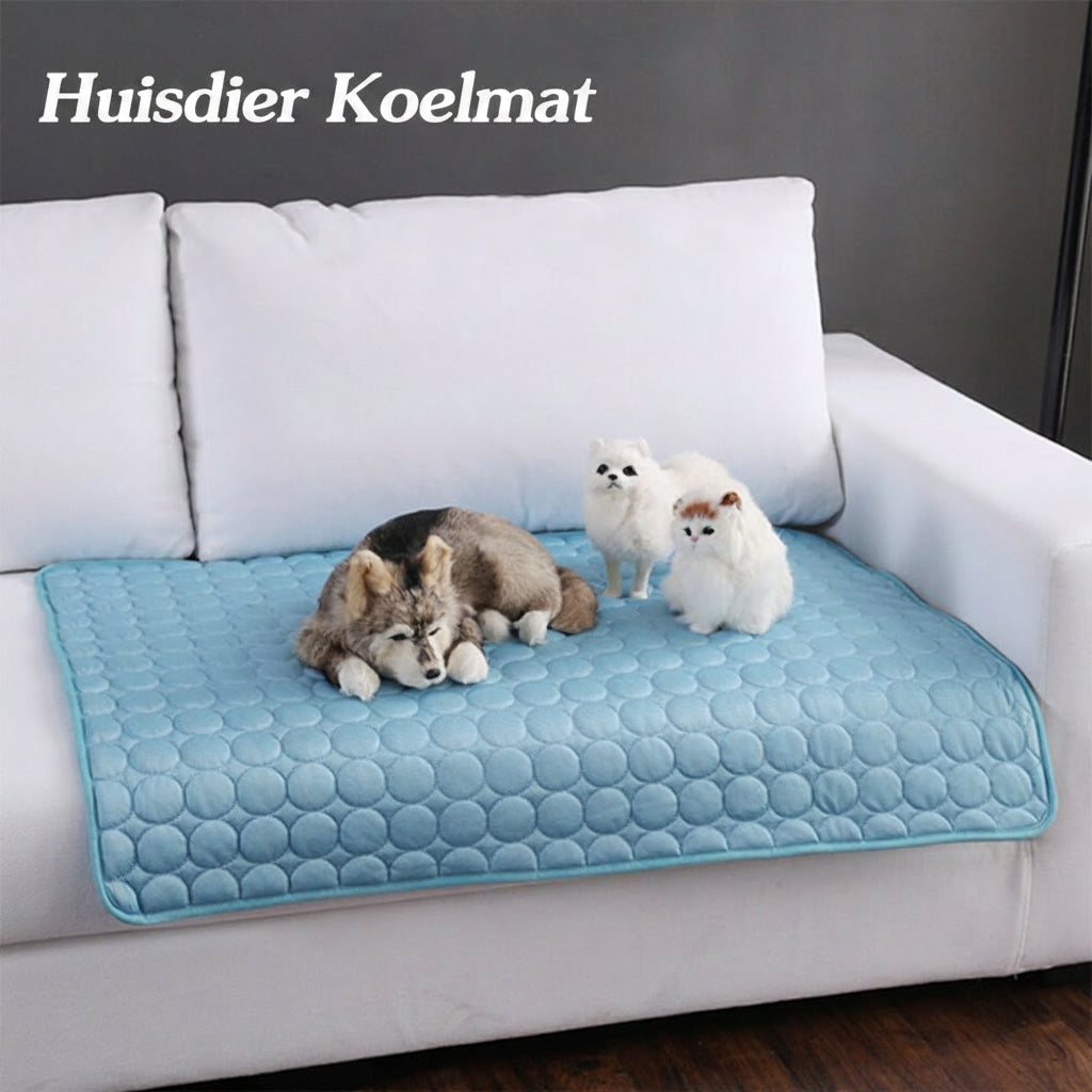 Alfombrilla refrigerante de seda de hielo de verano para mascotas (perros o gatos)