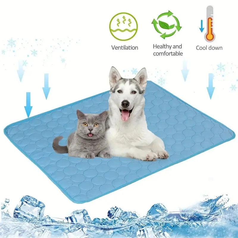 Alfombrilla refrigerante para perros | Cama de verano para perros pequeños y grandes | Manta resistente para gatos y protector de sofá