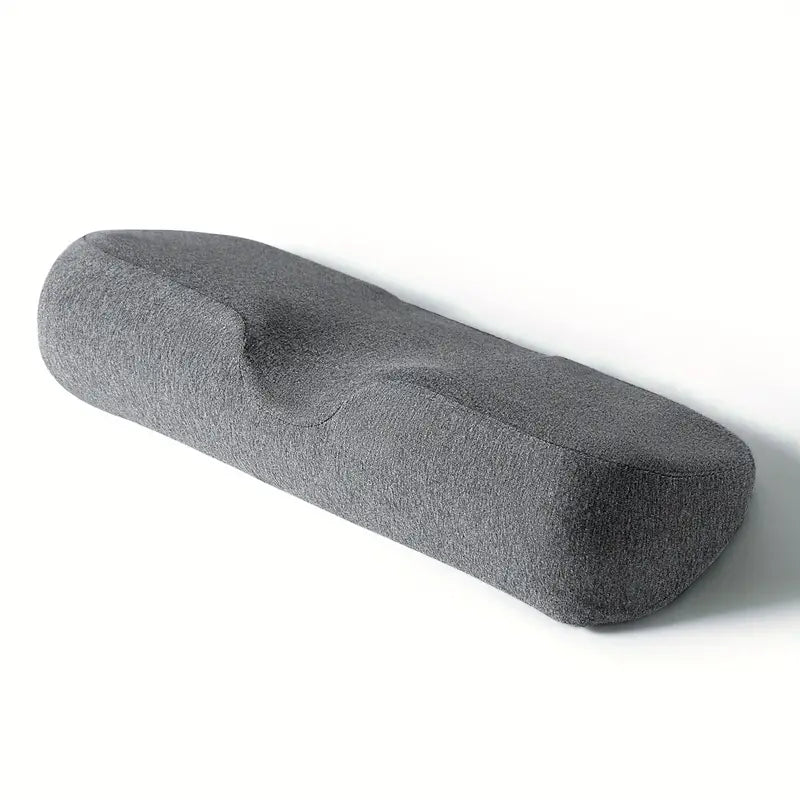 Almohada cervical anatómica de espuma viscoelástica para soporte del sueño y alivio del dolor de cuello