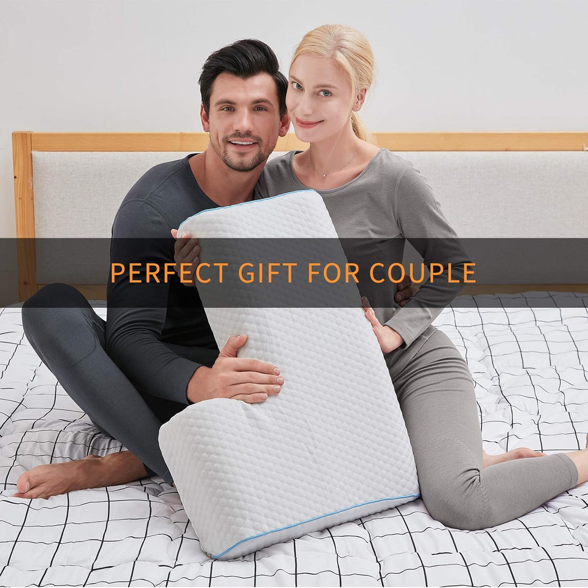 Almohada de Alivio de Hombros con Gel Inyectado para un Sueño Óptimo