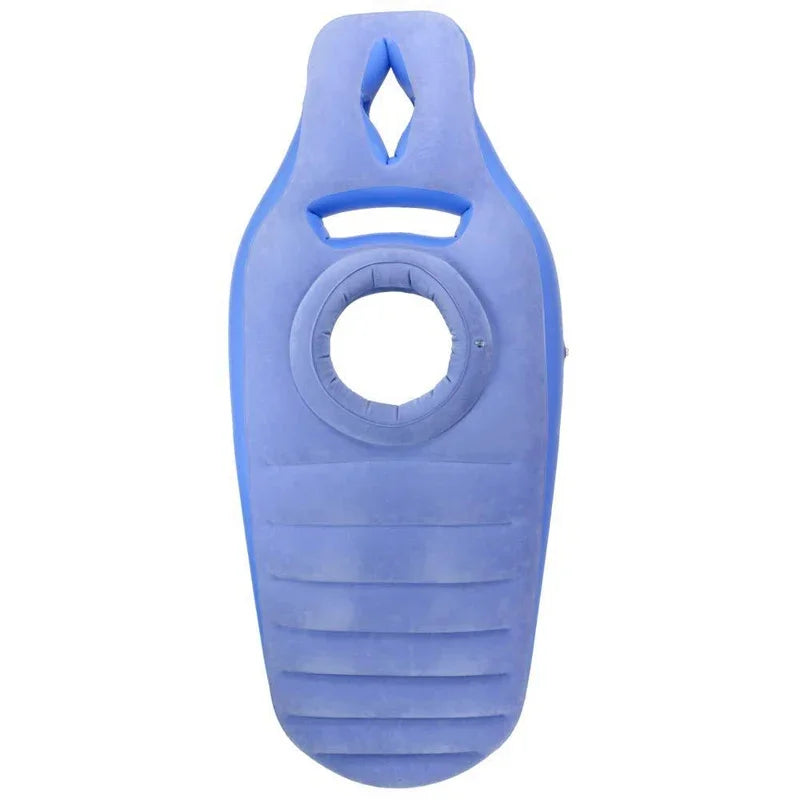 Almohada de embarazo y colchoneta de yoga hinchable: ideal para noches cómodas y de gran soporte
