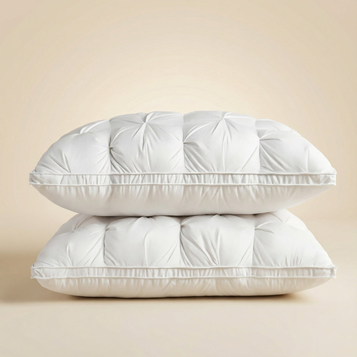 Almohada de Plumón | Soporte Suave Estilo Hotel | Funda de Algodón Transpirable