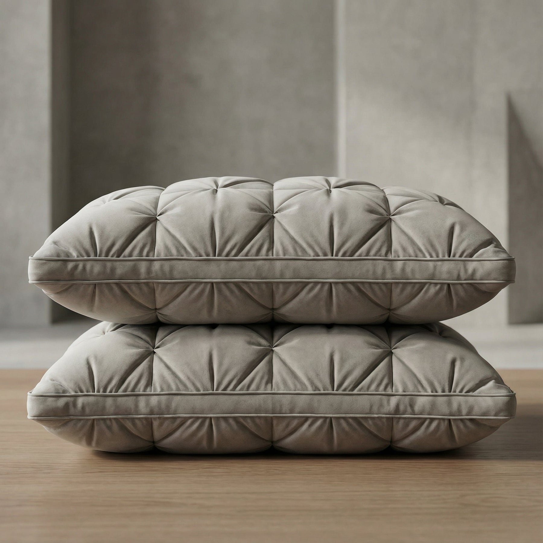 Almohada de Plumón | Soporte Suave Estilo Hotel | Funda de Algodón Transpirable