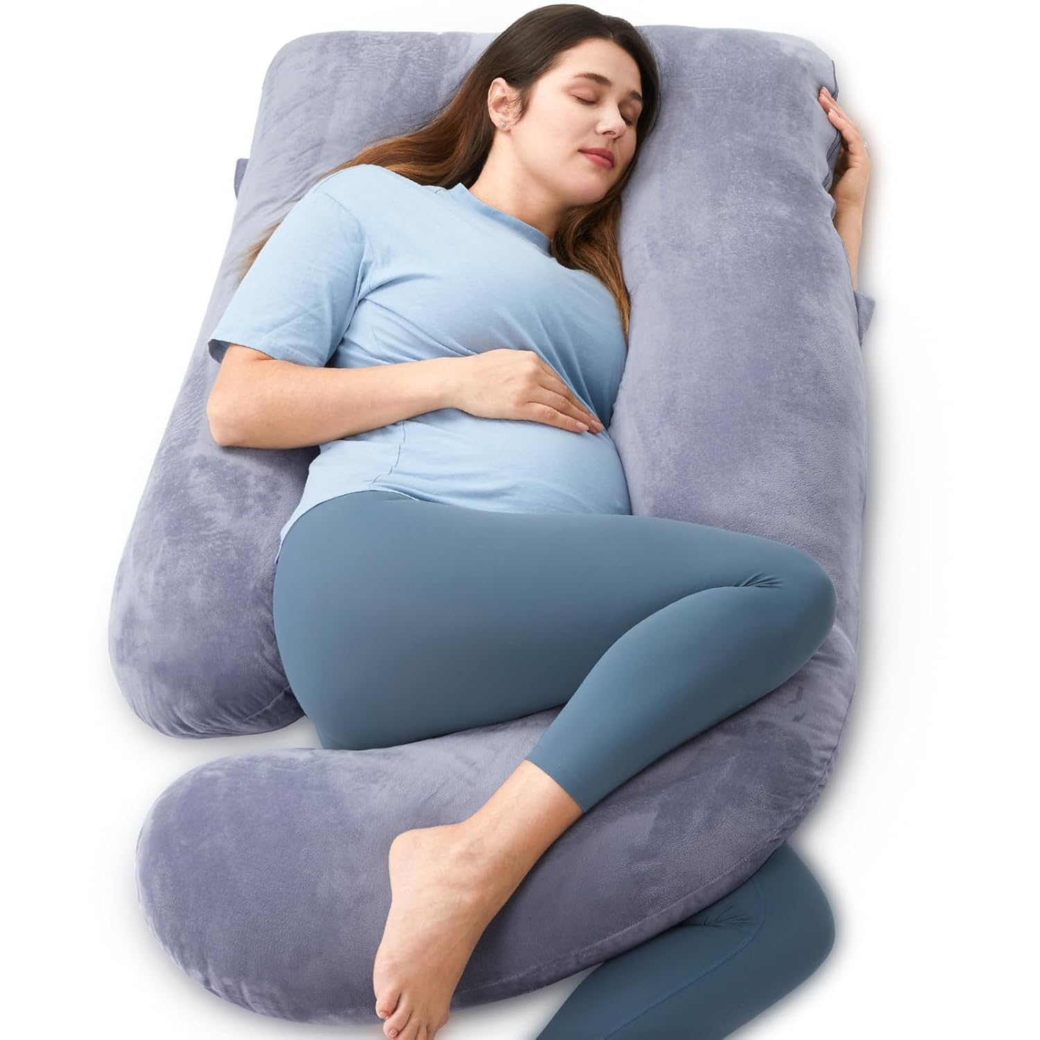 Almohada ortopédica de cuerpo entero para embarazo