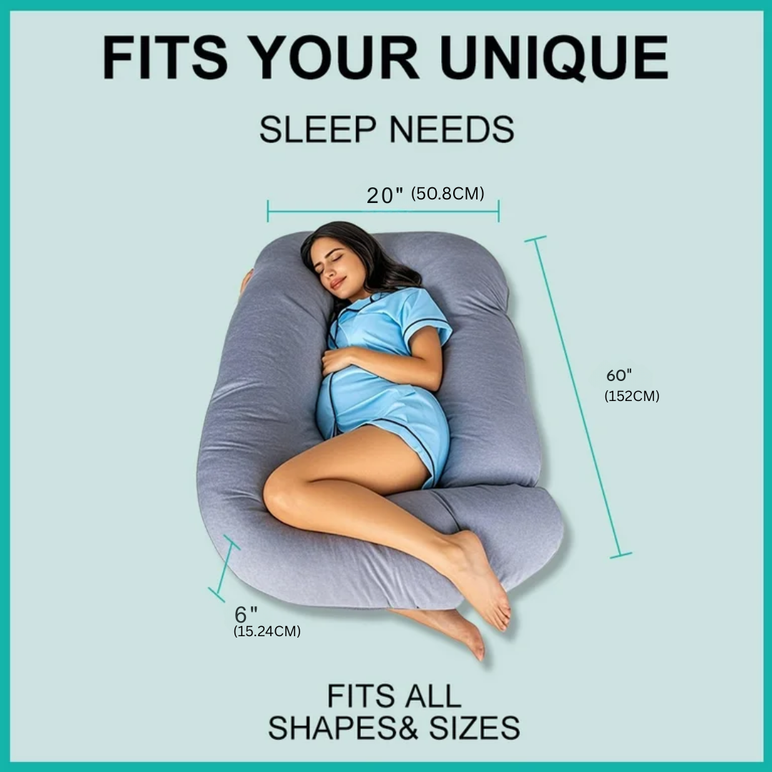 Almohada ortopédica de cuerpo entero para embarazo
