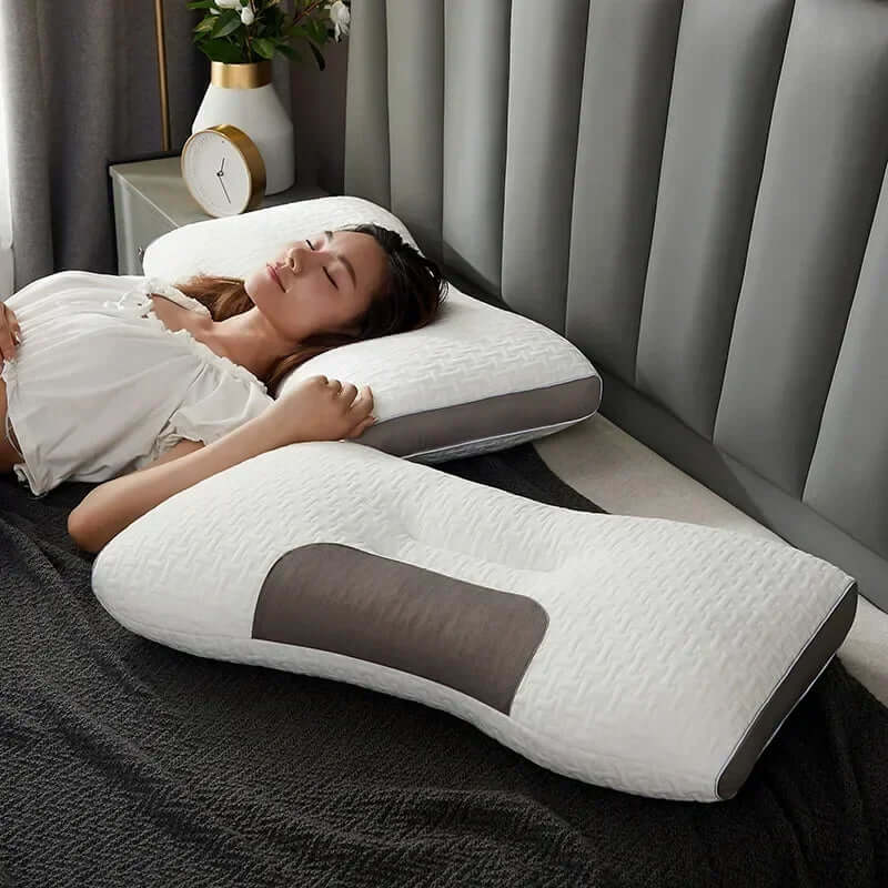 Almohada ortopédica y de masaje para la cabeza