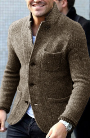 Americana casual para hombre con botones