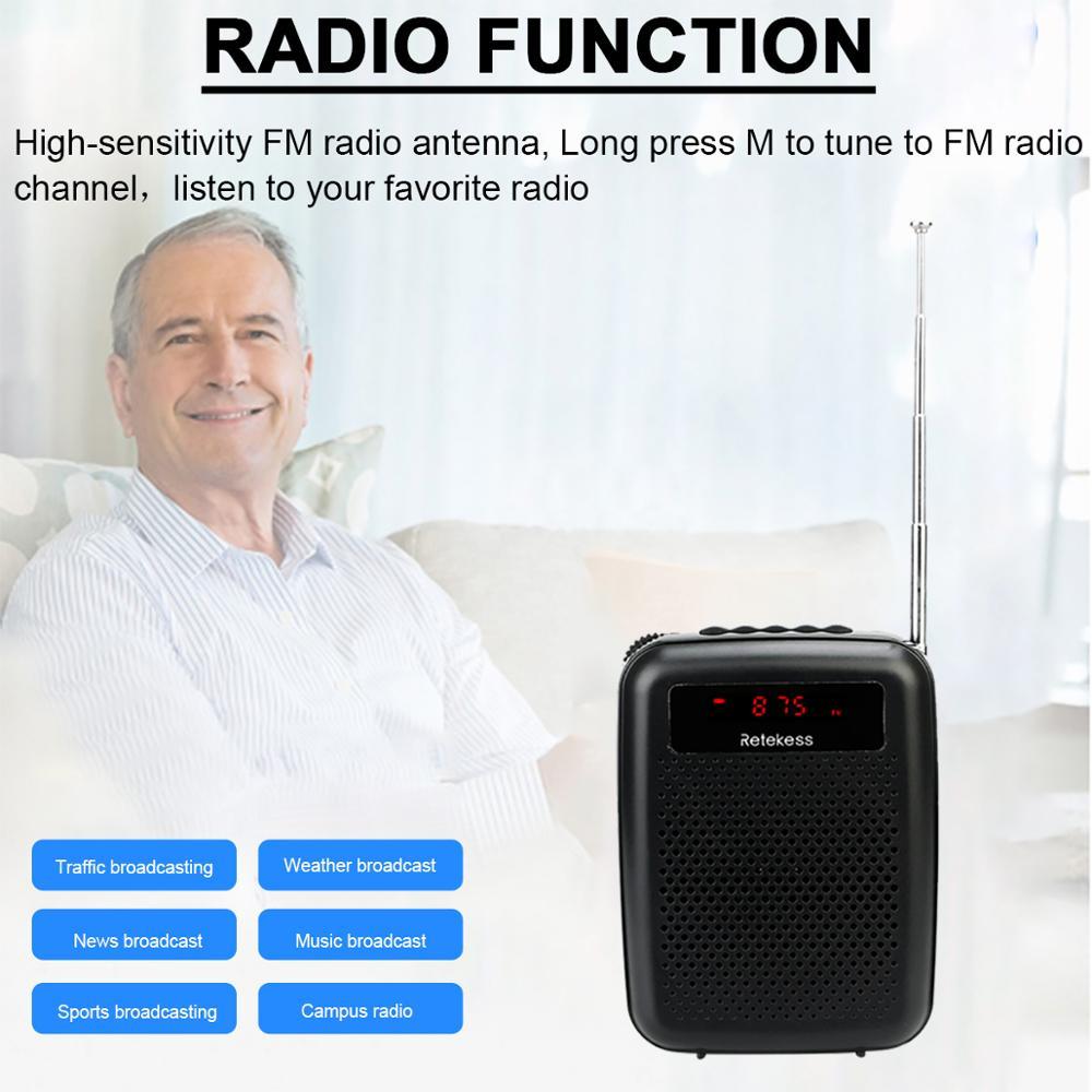 Amplificador de voz portátil – Sonido nítido para enseñanza y reuniones