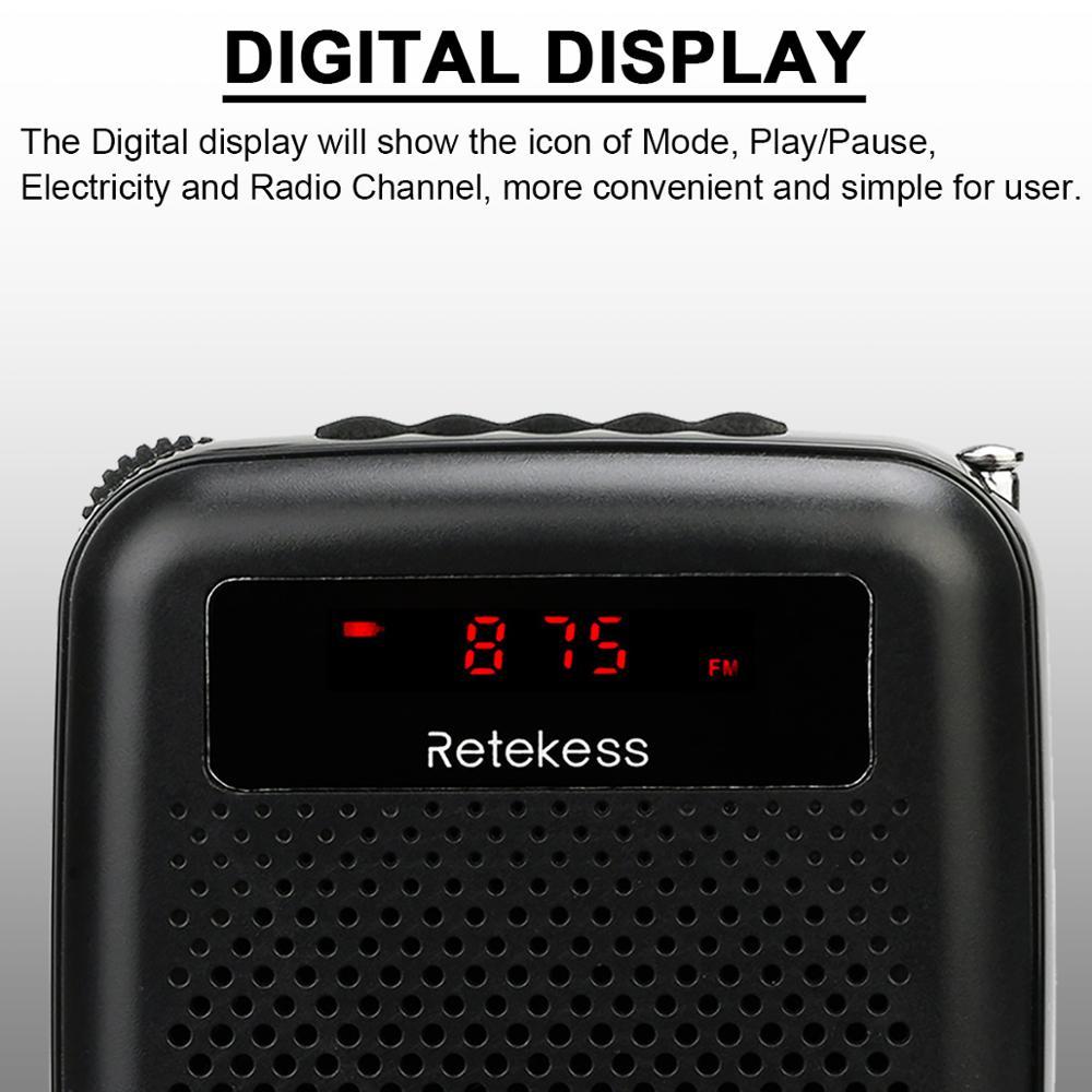 Amplificador de voz portátil – Sonido nítido para enseñanza y reuniones