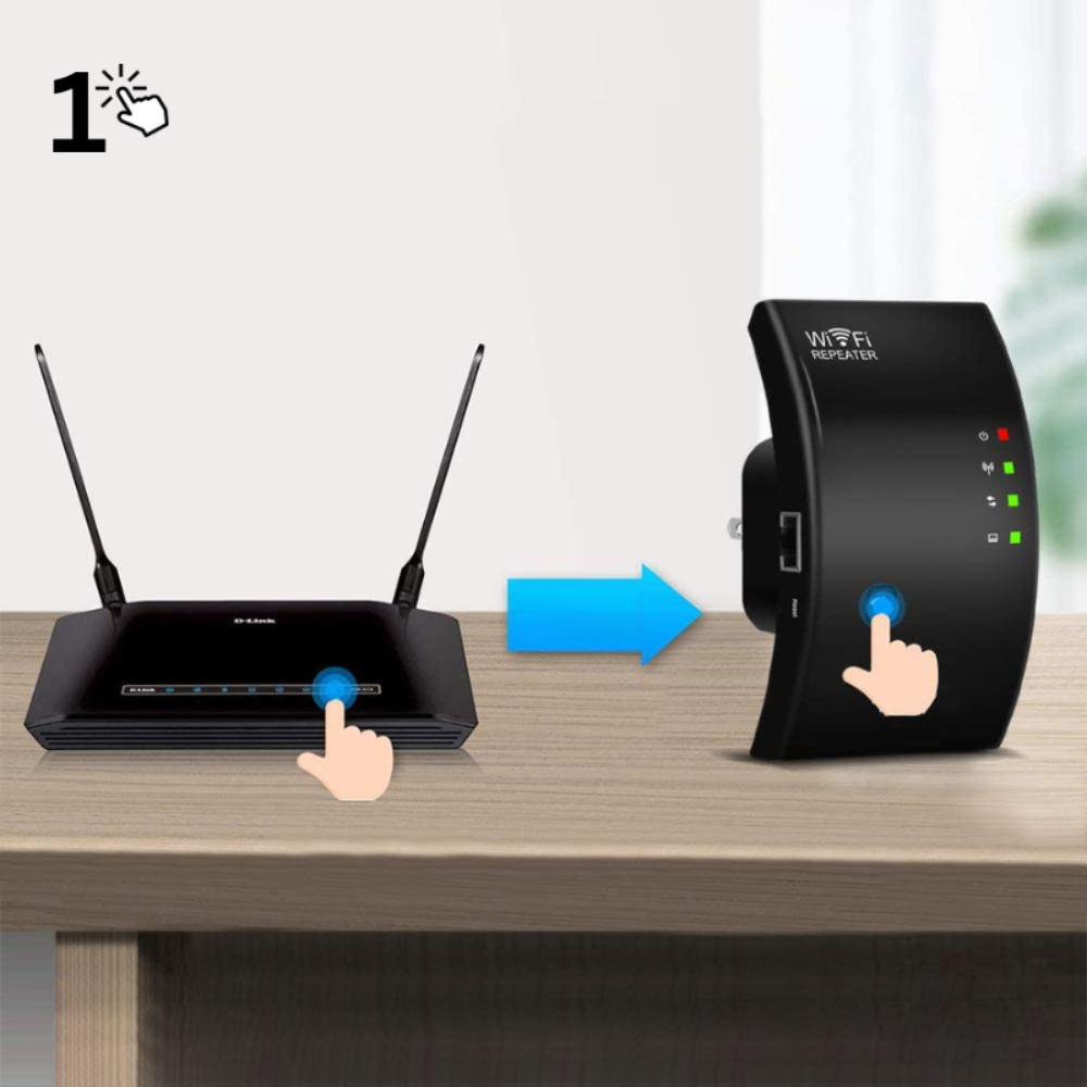 Amplificador WiFi inalámbrico para internet rápido