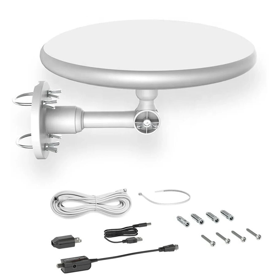 Antena de TV digital HD para exterior de largo alcance | Canales HD y 4K gratis