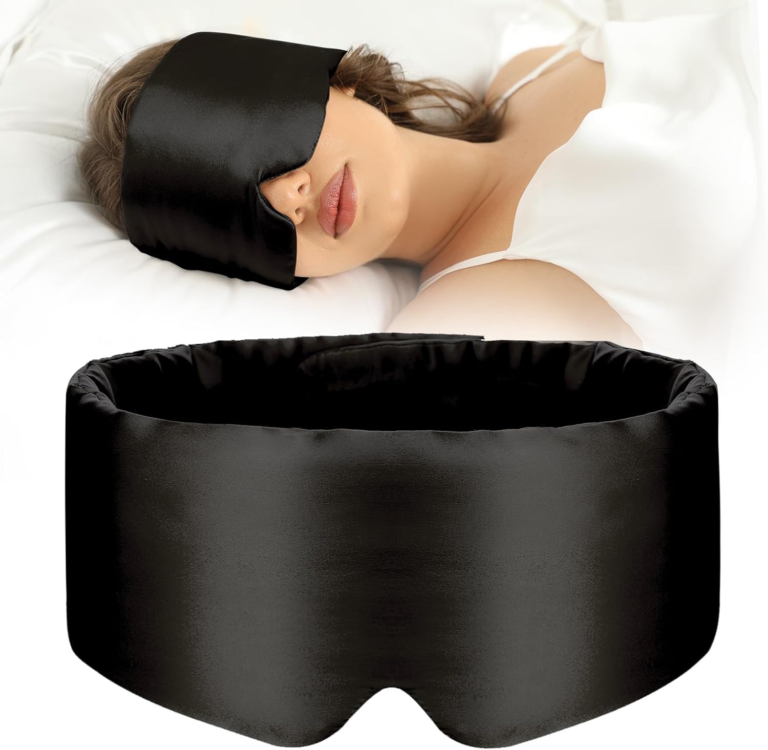 Antifaz para dormir de seda morera