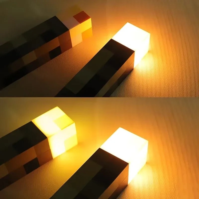 Antorcha de Minecraft para la vida real