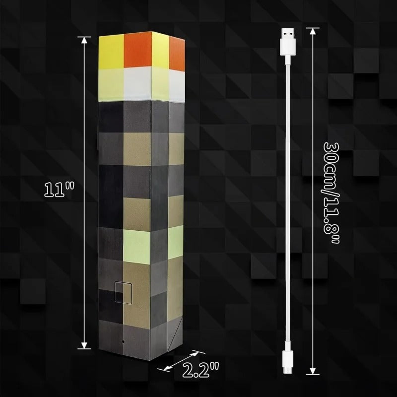 Antorcha de Minecraft para la vida real
