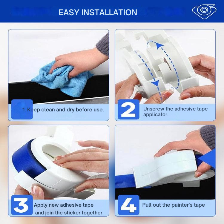 Aplicador de cinta de pintor para bordes de pintura limpios – para paredes