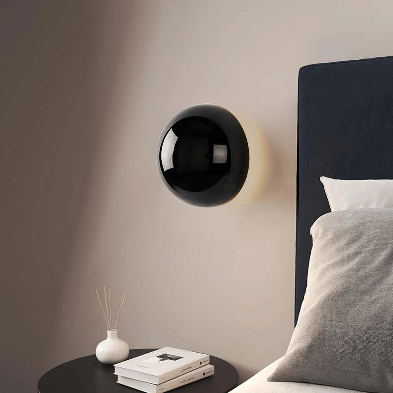 Aplique de pared Bauhaus Eclipse | Luz artística moderna con acabado dorado