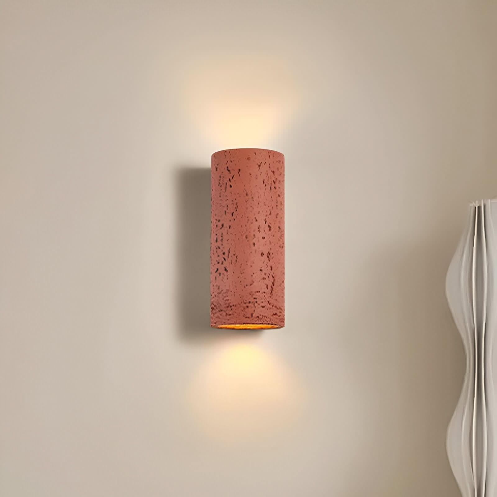 Aplique de pared cilíndrico LED – Juego de 2
