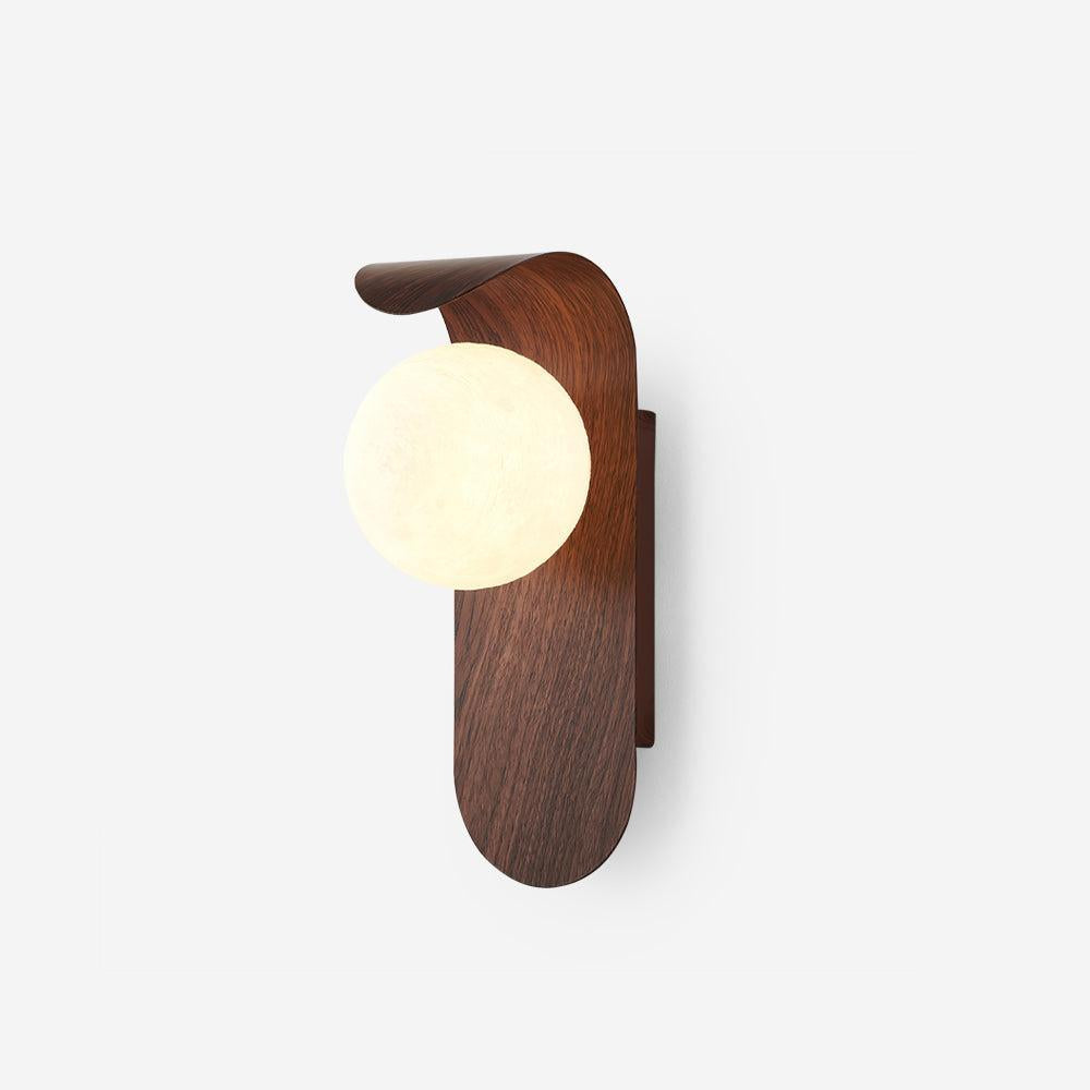 Aplique de Pared de Esfera Mate, Lámpara Resistente a la Humedad para Baño o Exteriores