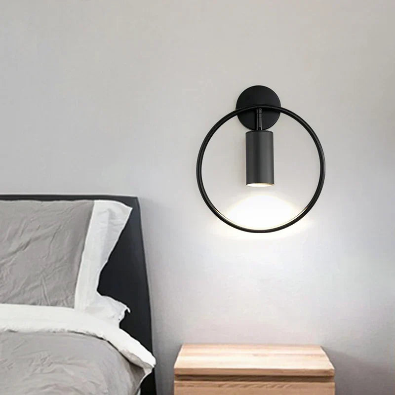 Aplique de pared | Diseño nórdico minimalista en dorado