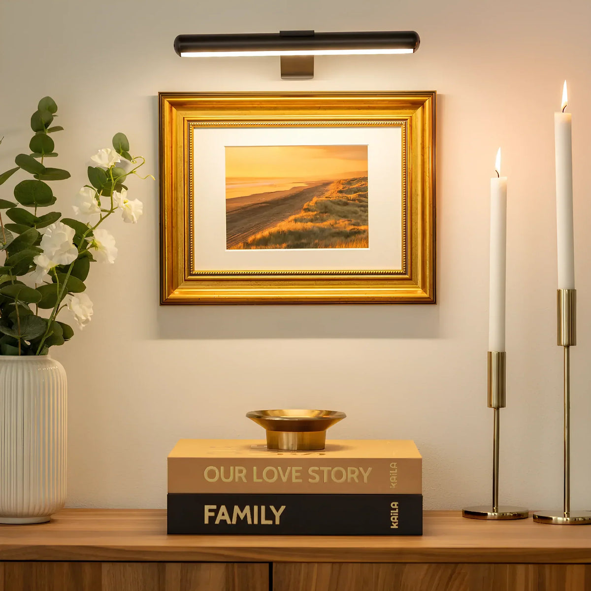 Aplique de pared – Iluminación LED inalámbrica para cuadros con función regulable