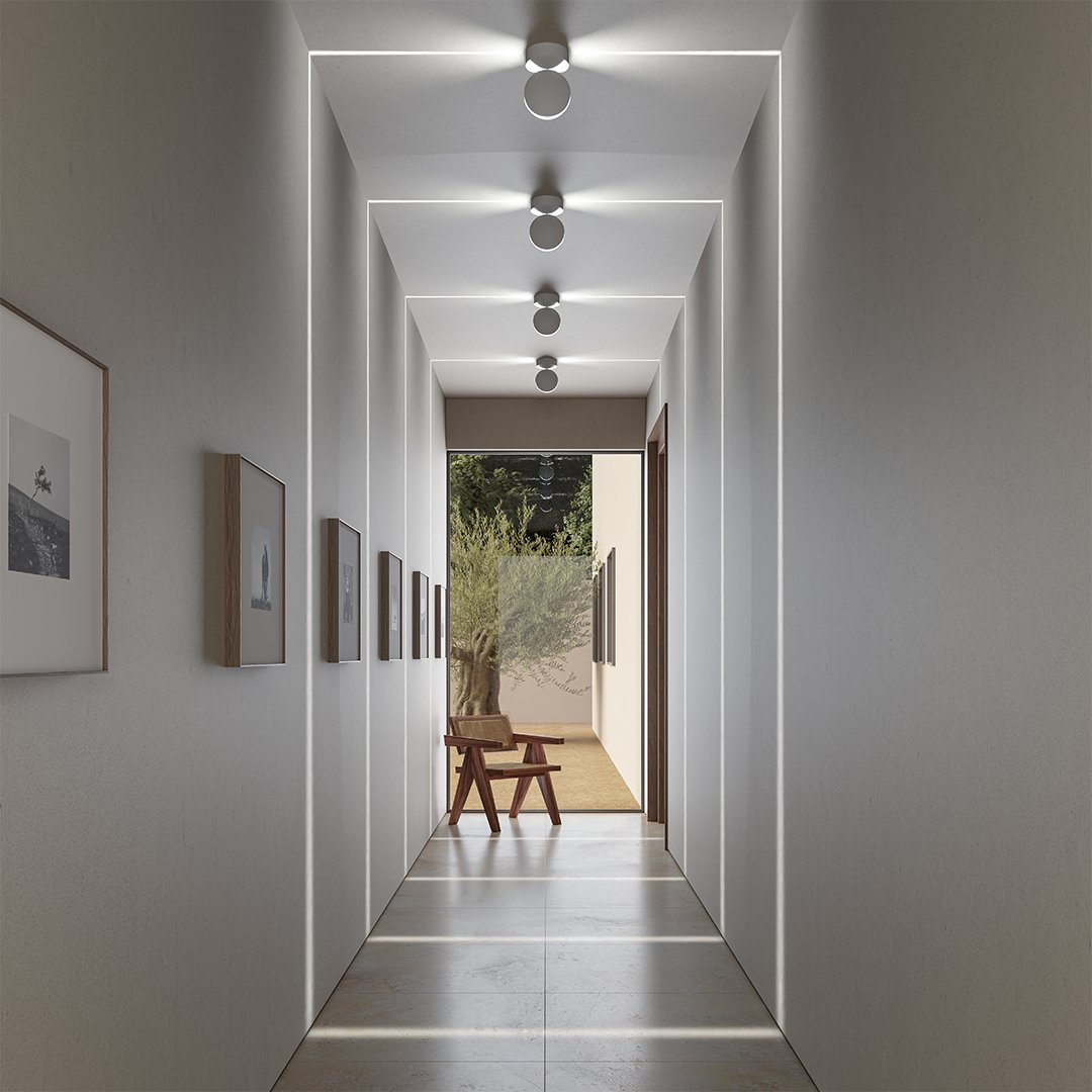Aplique de Pared LED con Diseño de Cambio de Color