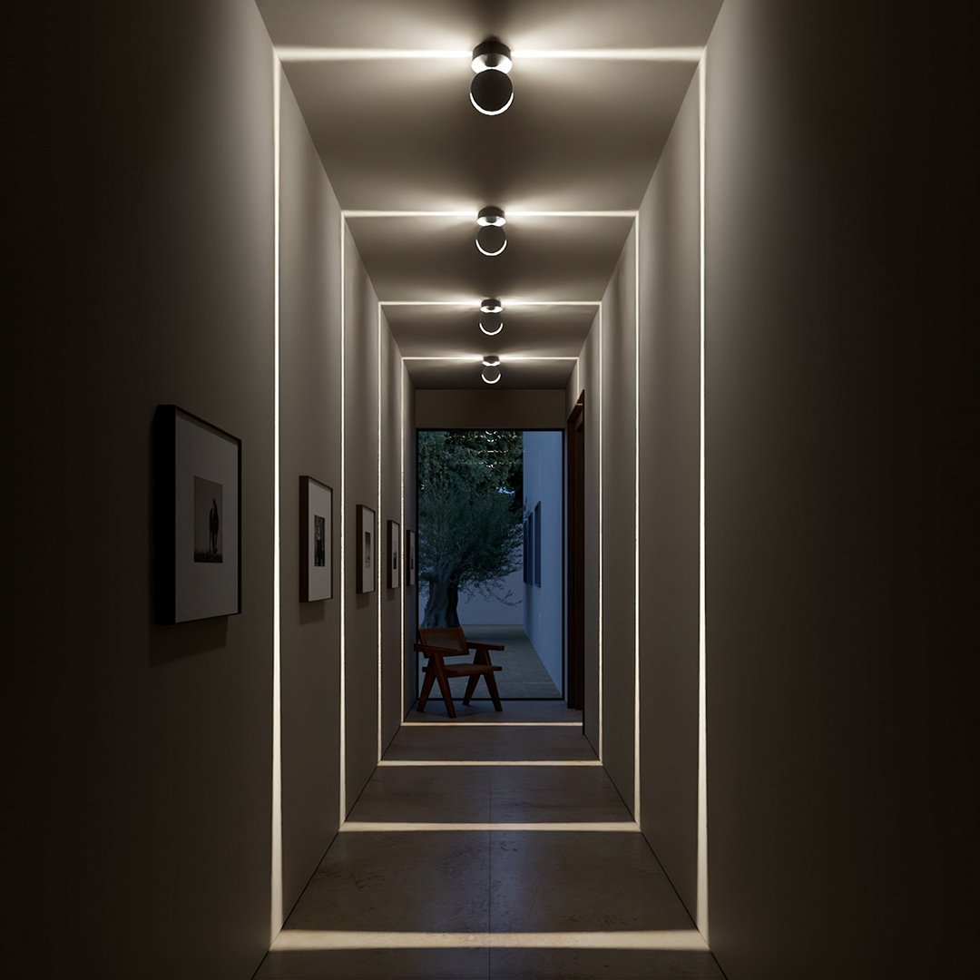Aplique de Pared LED con Diseño de Cambio de Color