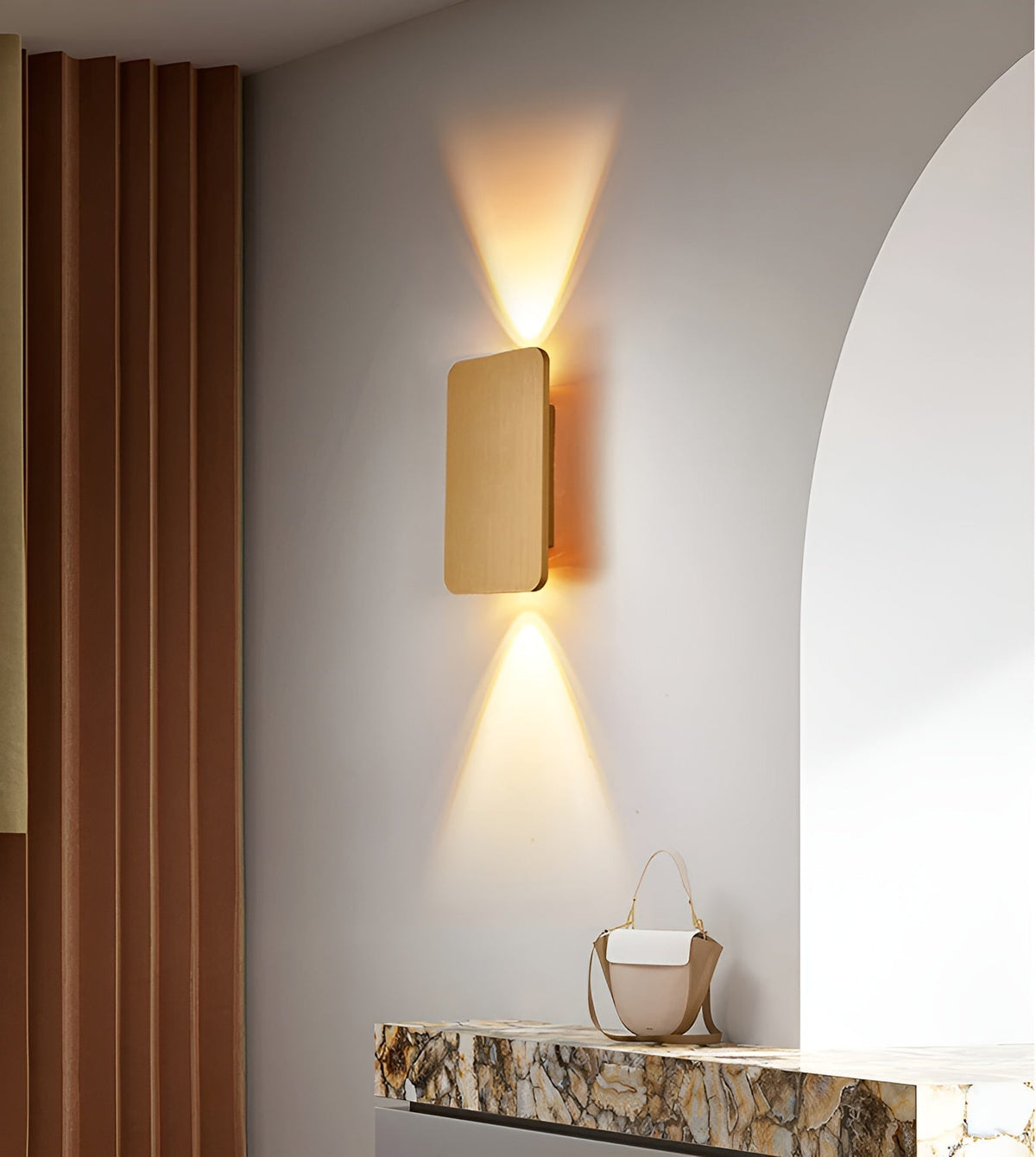 Aplique de pared LED moderno de diseño minimalista para salón y pasillo