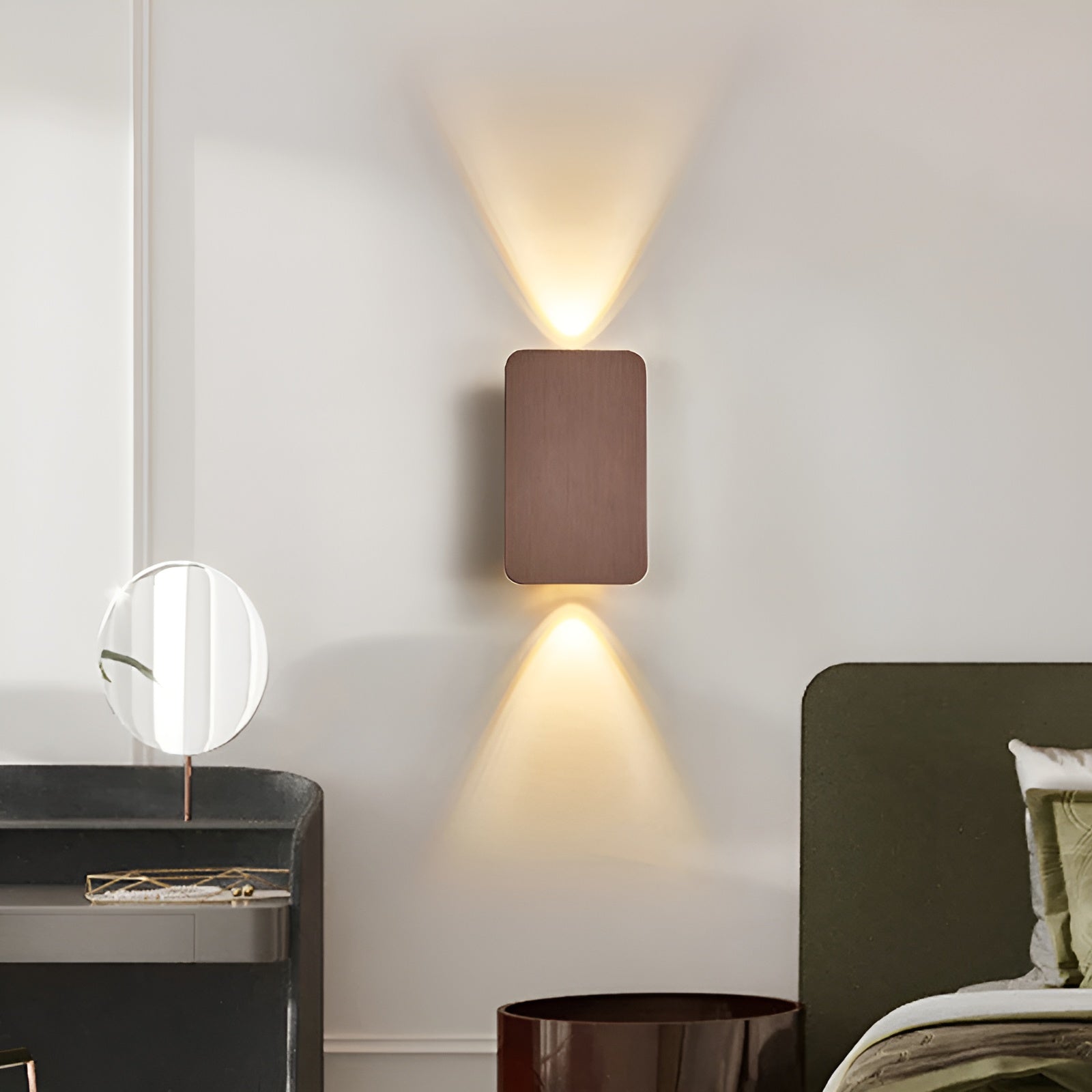 Aplique de pared LED moderno de diseño minimalista para salón y pasillo