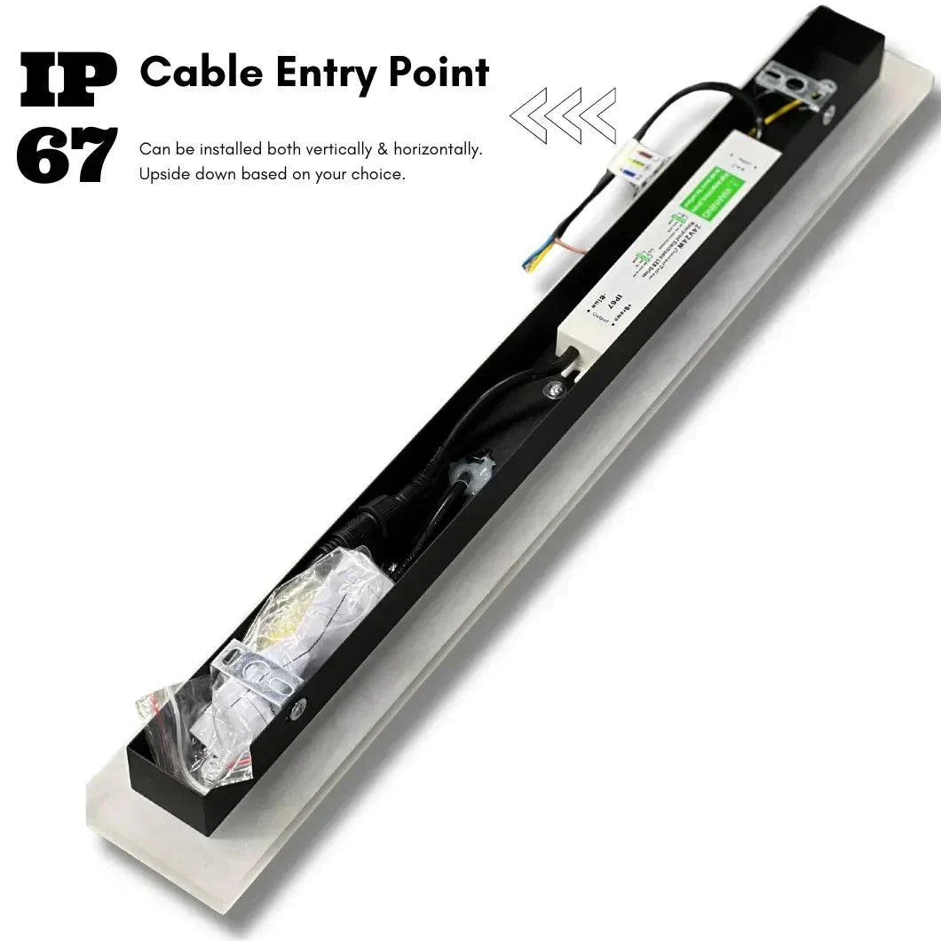 Aplique de pared LED para exterior - Iluminación moderna y elegante para patio