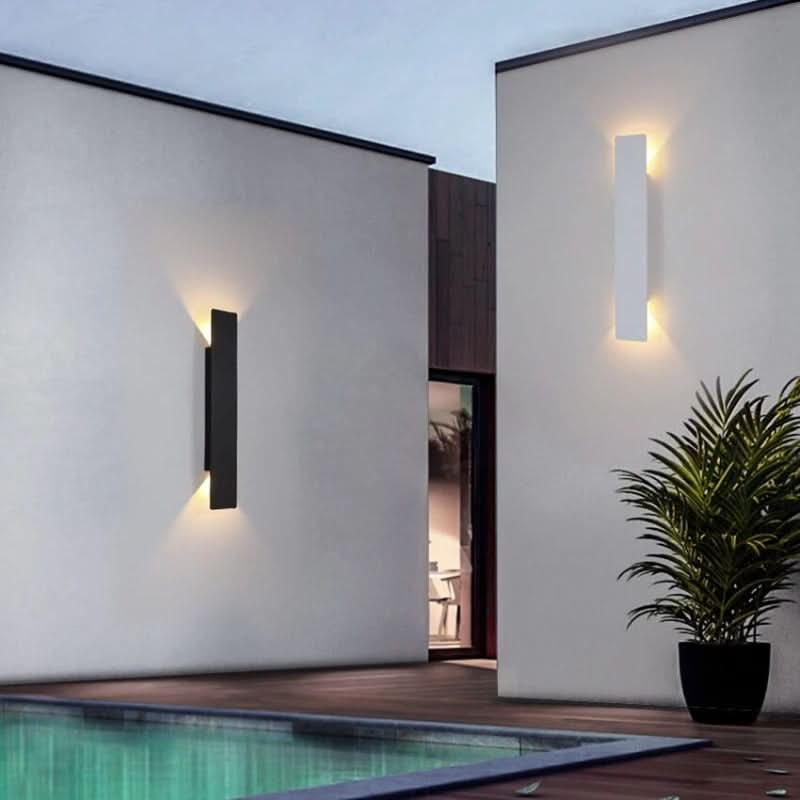 Aplique de pared LED para exterior resistente a la intemperie