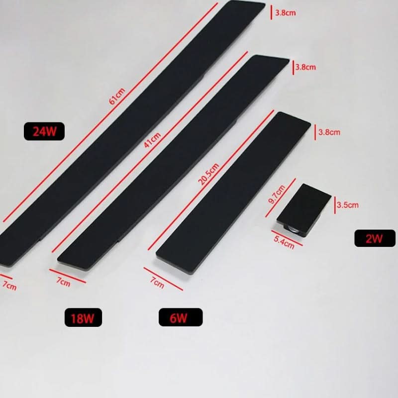 Aplique de pared LED para exterior resistente a la intemperie