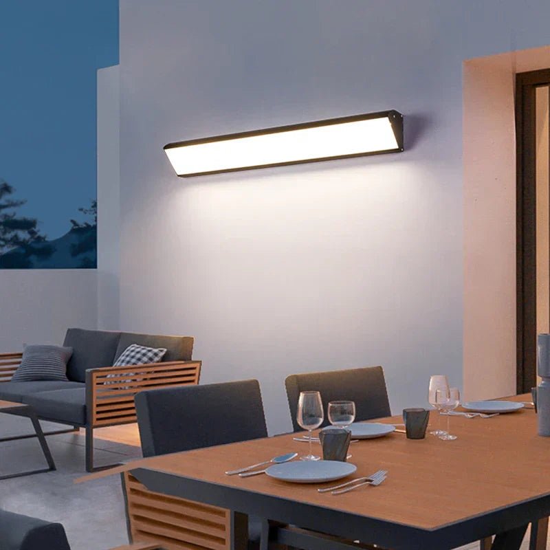 Aplique de pared LED resistente a la intemperie para iluminación exterior