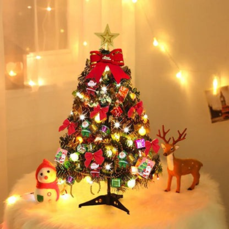 Árbol de Navidad de mesa con iluminación integrada