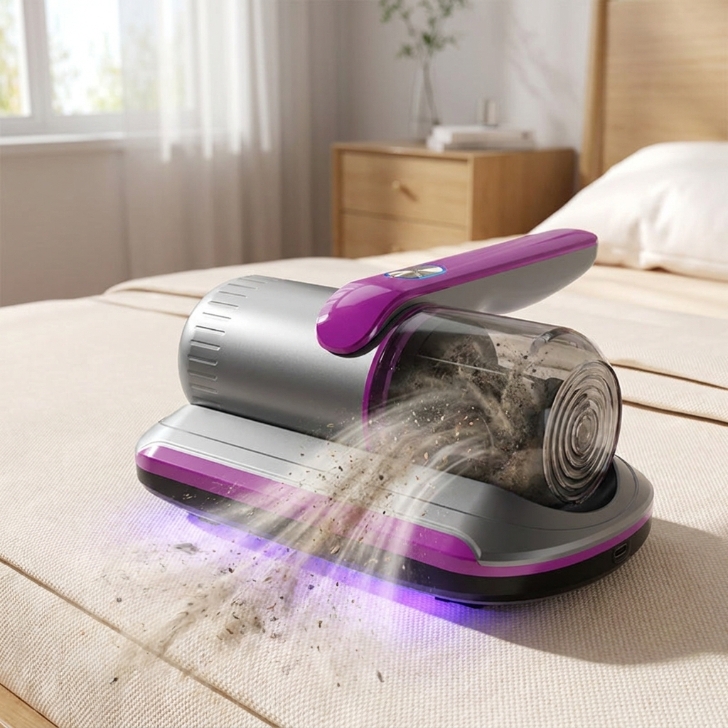 Aspiradora de mano inalámbrica multifuncional con luz UV