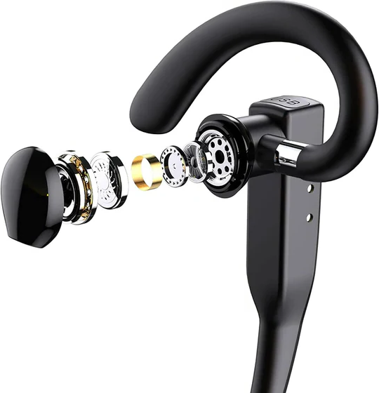 Auricular Bluetooth Profesional con Cancelación de Ruido y Diseño Ergonómico