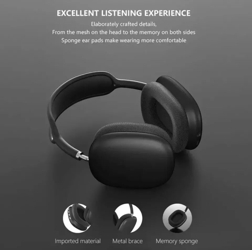 Auriculares Bluetooth con sonido estéreo HiFi y cancelación de ruido