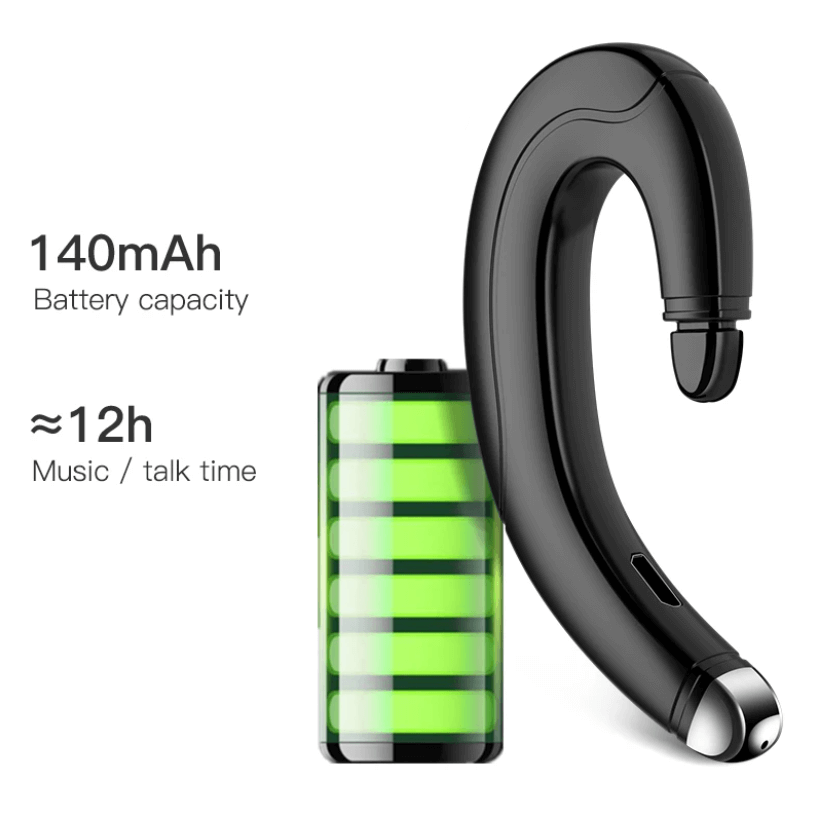 Auriculares inalámbricos Bluetooth con tecnología de conducción ósea