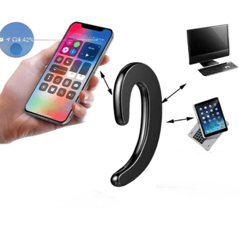 Auriculares inalámbricos Bluetooth con tecnología de conducción ósea