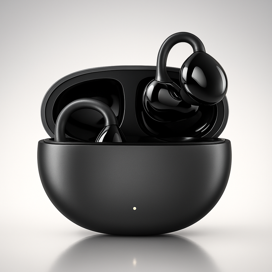 Auriculares inalámbricos Bluetooth de diseño abierto tipo clip con sonido nítido