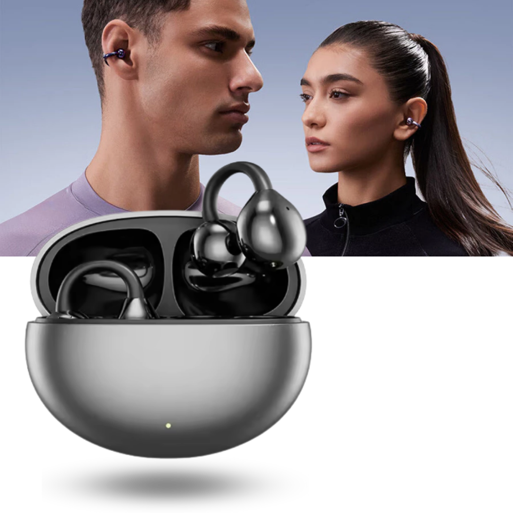 Auriculares inalámbricos Bluetooth de diseño abierto tipo clip con sonido nítido