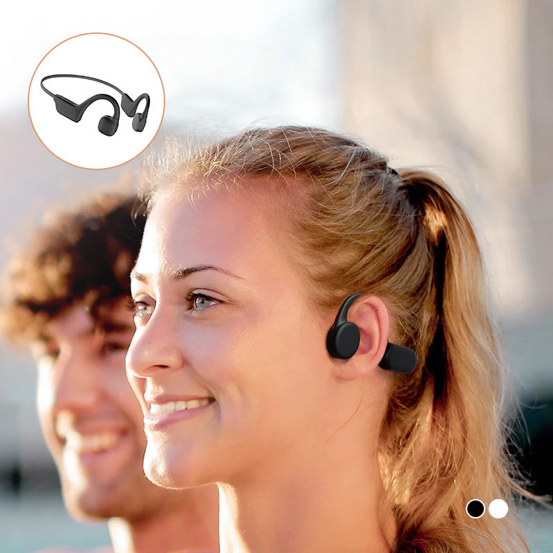 Auriculares inalámbricos de conducción ósea Bluetooth con certificación IPX5