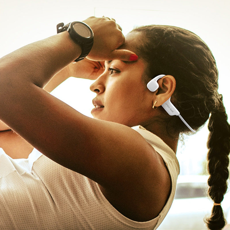 Auriculares inalámbricos de conducción ósea Bluetooth con certificación IPX5