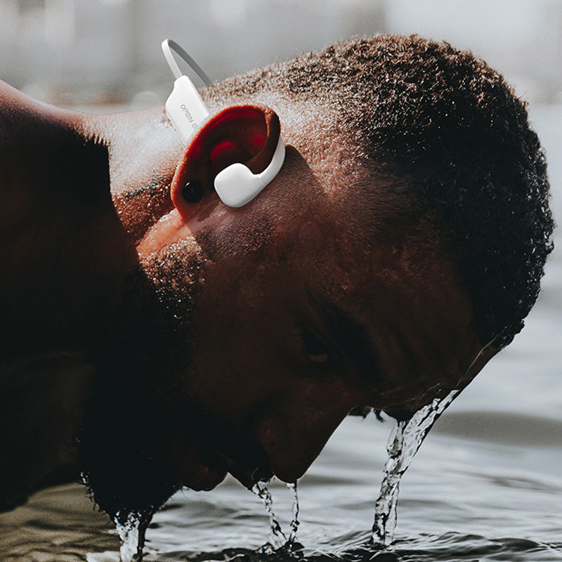 Auriculares inalámbricos de conducción ósea Bluetooth con certificación IPX5