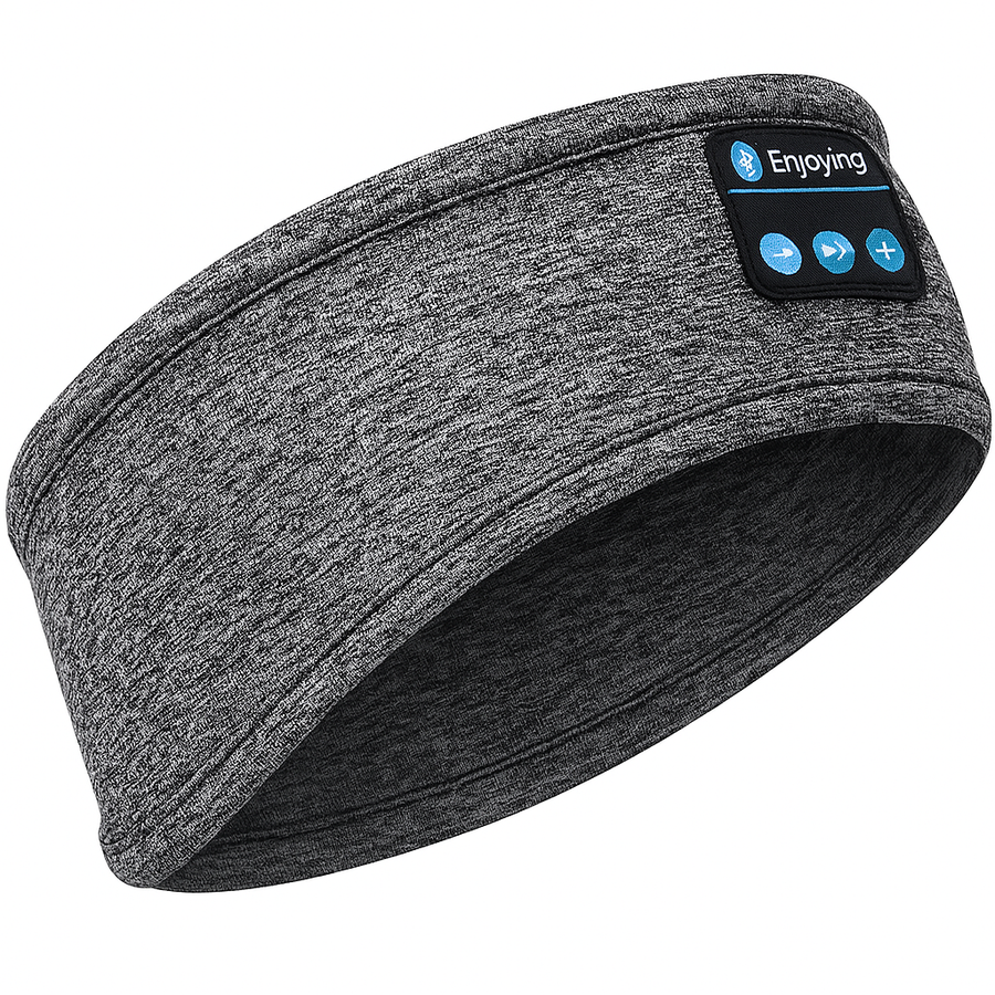 Auriculares inalámbricos de dormir Bluetooth en cinta para el pelo de tejido suave