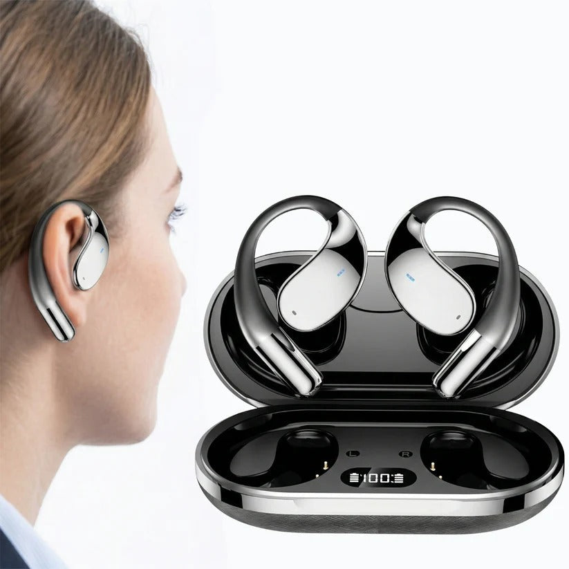 Auriculares traductores inalámbricos con audio Hi-Fi y 144 idiomas