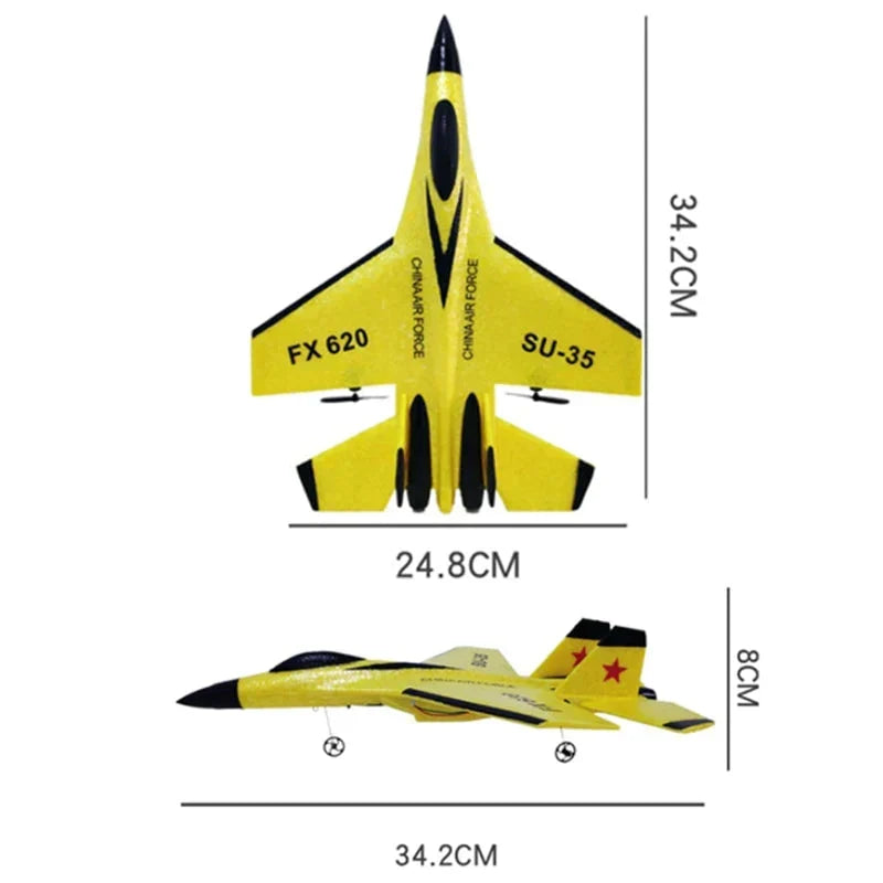 Avión de combate a control remoto