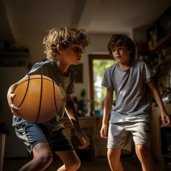 Balón de baloncesto silencioso para interiores | Bote suave y reductor de ruido